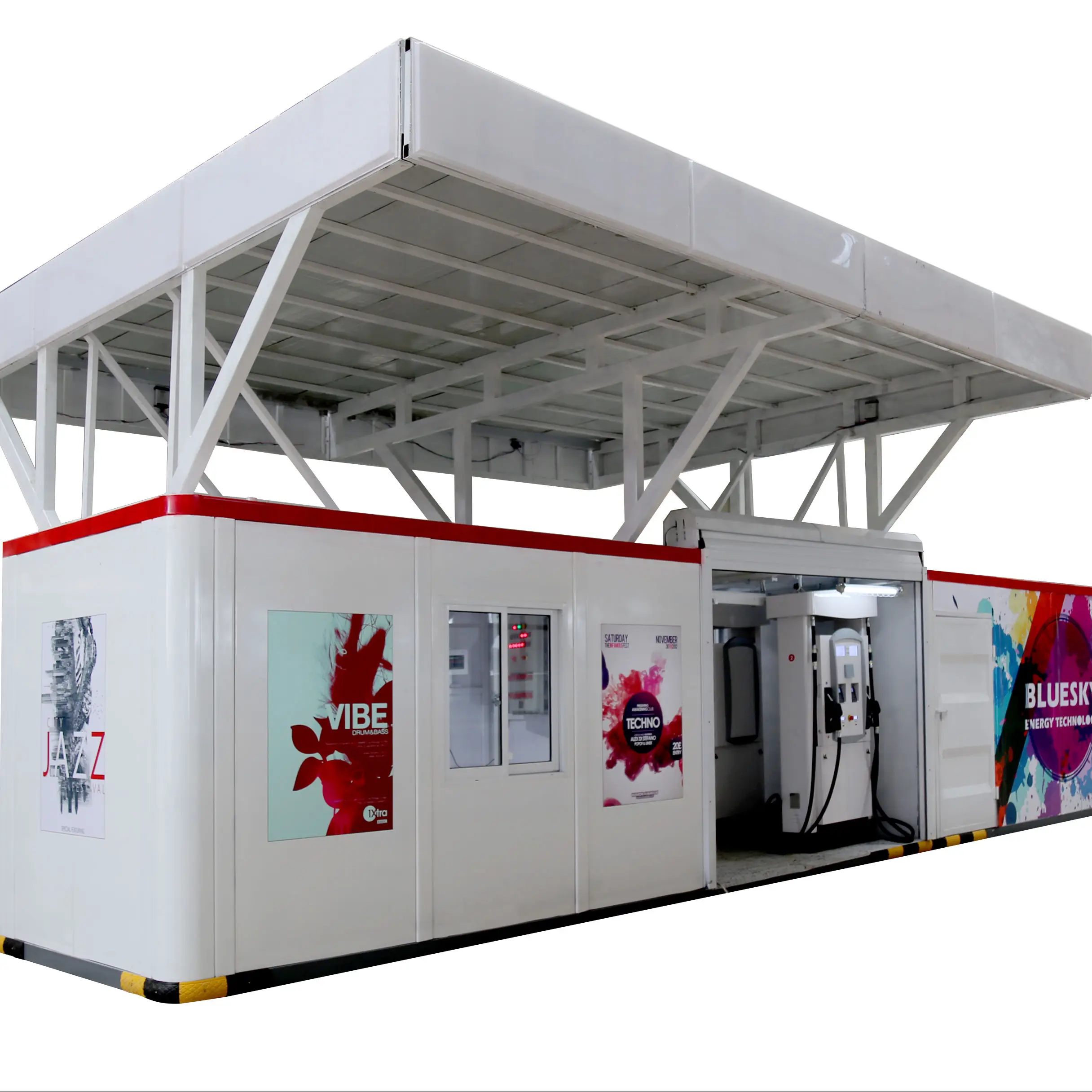 Bluesky New Service Equipment Mobile Fuel Station and Container Petrol Oil Filling Station
