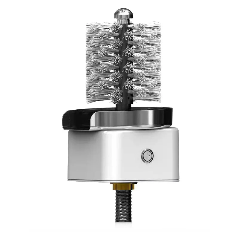 Self-Cleaning Rinser With Brush 360 Degree Auto Spin Cleaner For Cups Hands Free Kitchen Sink Accessories Faucet Glass Rinser