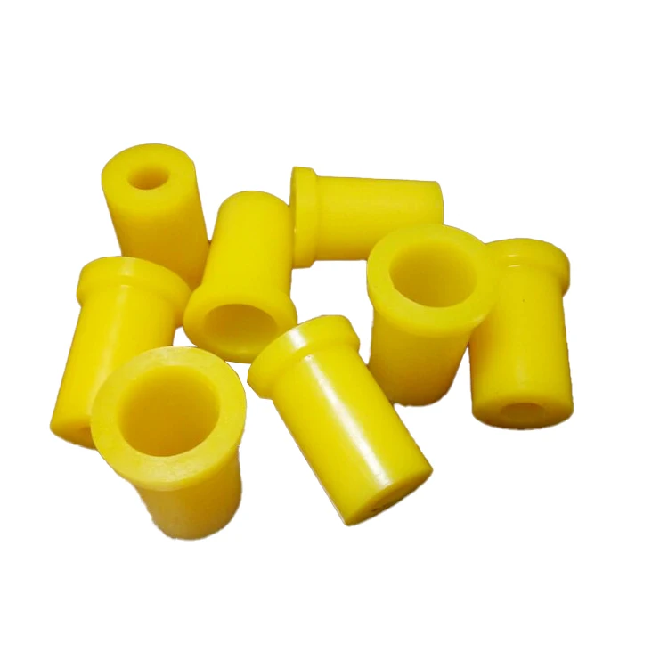 Customized Colorful Auto Molded Urethane Bush Hdpe Pu Bushings Polyurethane Bushing