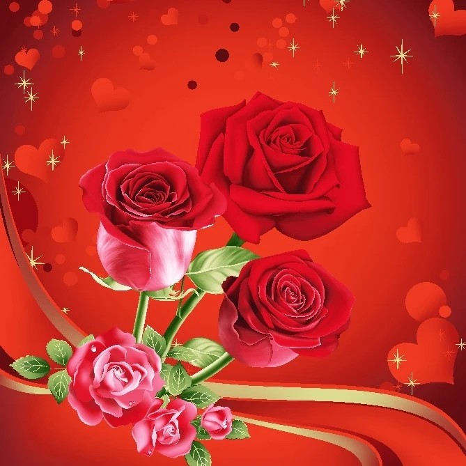 Making couple bed sheet set flower rose wedding love 100% polyester fabric for bedding