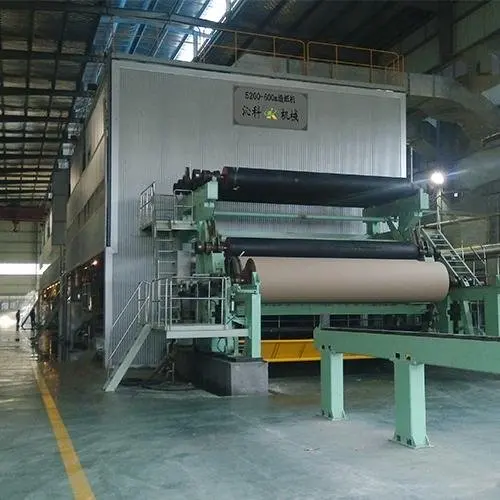 OCC Waste Carton Recycling Fluting Corrugated Testliner Kraft Paper Production Line Making Machine
