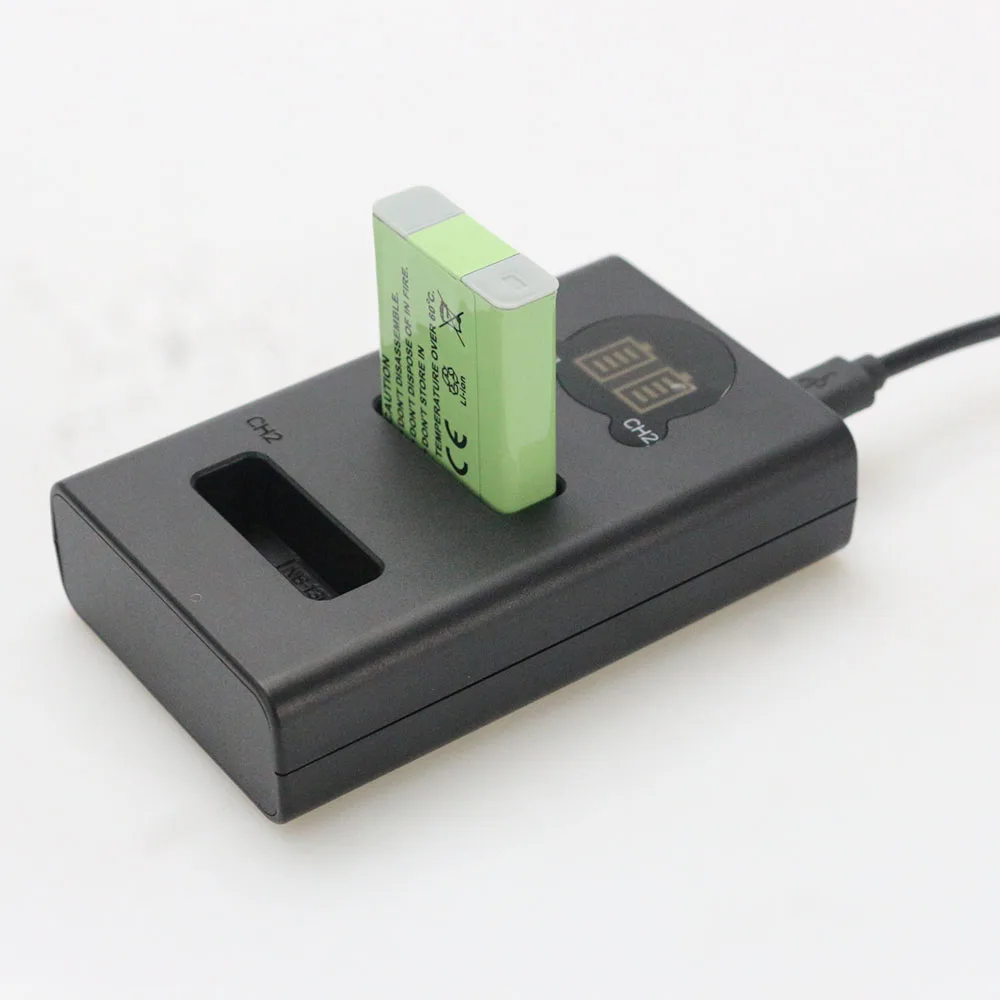 Powertrust NB-13L Быстрый двойной зарядное устройство с ЖК-экраном для объектива Цифрового Фотоаппарата Canon G5X G7X G9X G7C Mark II SX620HS SX720HS