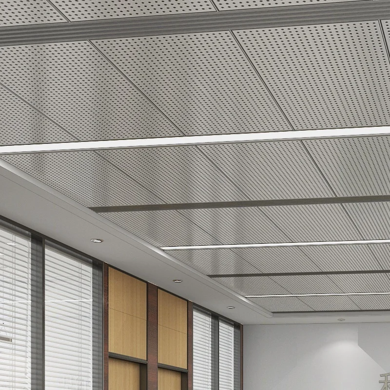 Factory Sell Live Room Cinema Hospital Acoustical Panels Mineral Wool Board Mineral Fiber Ceiling Tile