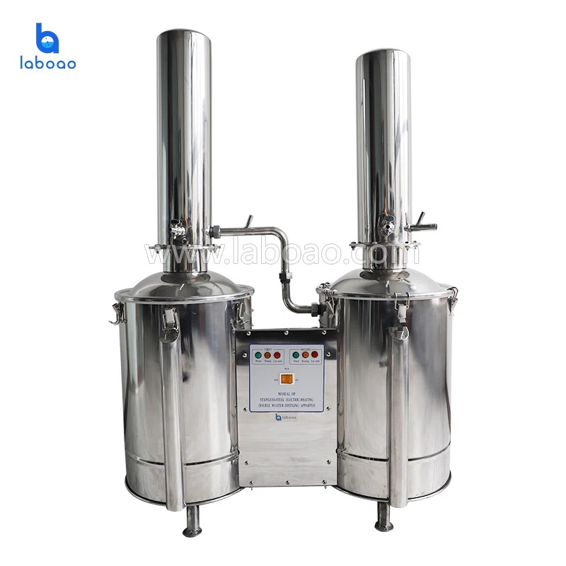 Laboao Dual-Tower Dual-Distilled Stainless Steel Water Distillation Unit