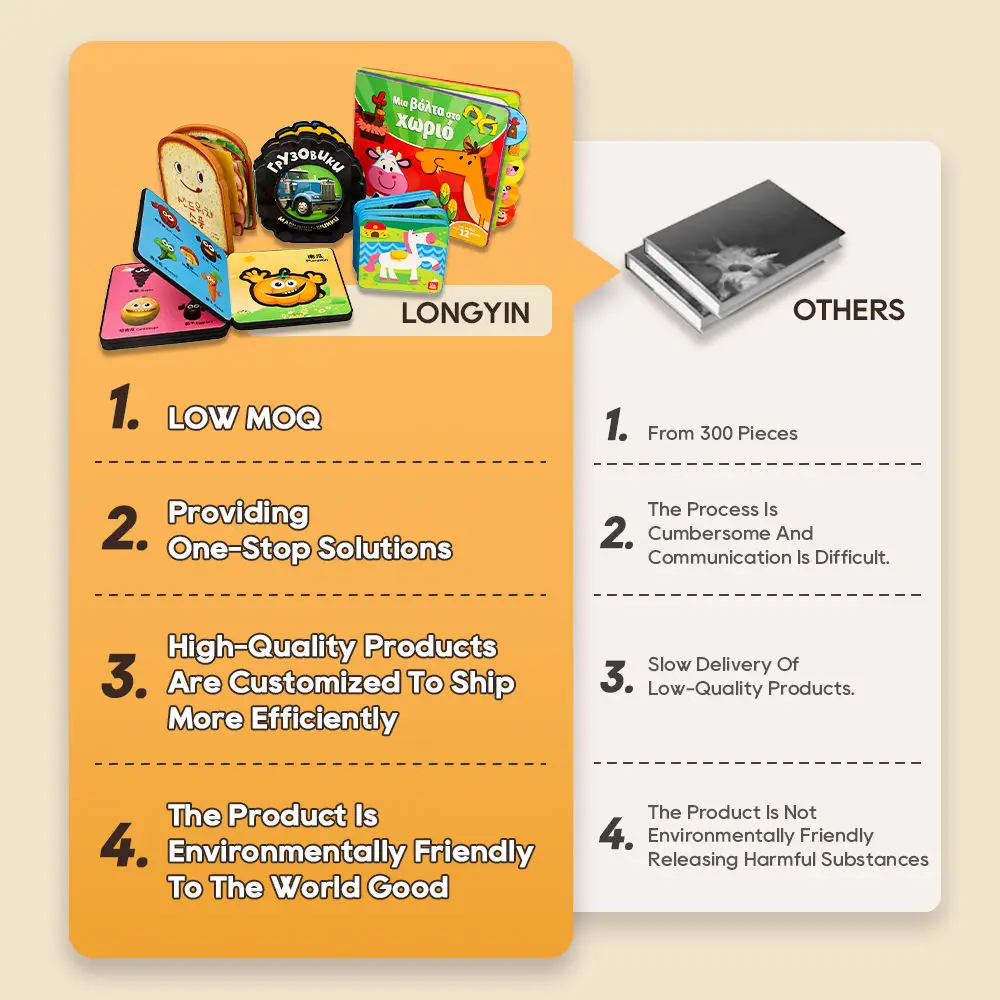 New Design Eco Friendly Custom Print Hard Cover Kids Books Hardcover Book Printing for Child