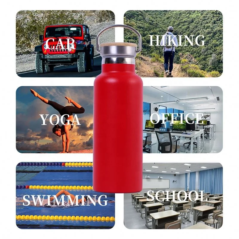350/500/750/1000ml Thermos Bottle Vacuum Aqua Flask Insulated Standard Mouth Stainless Steel Metal Termos Water Bottle with Lid