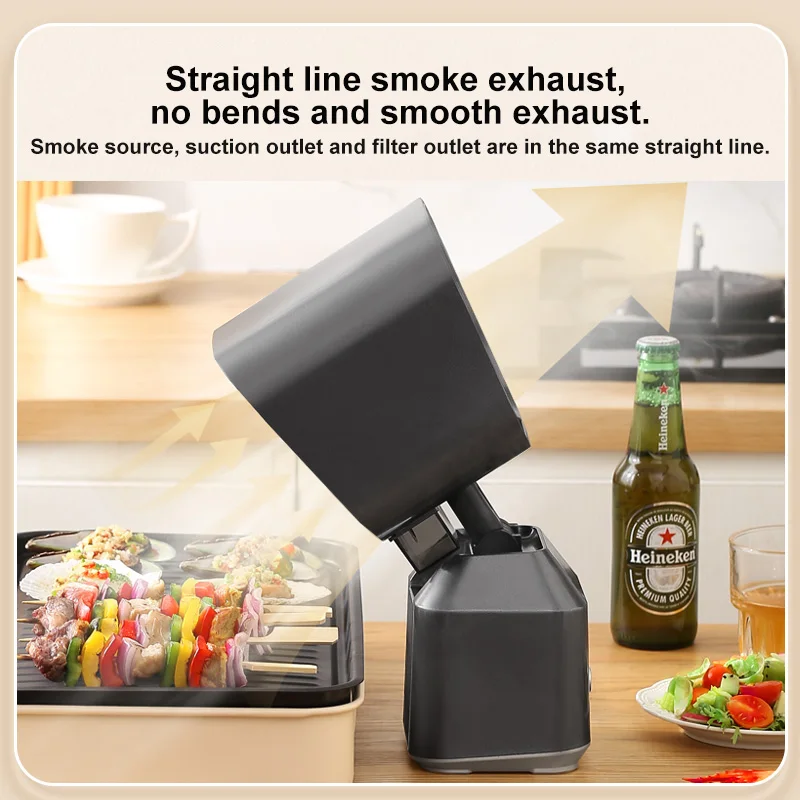 Electric Storage Range Hood Vertical Small Kitchen Available Detachable Range Hood