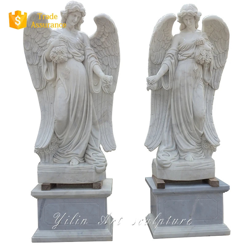 Outdoor Stone Lady Lamp Lighting Statue