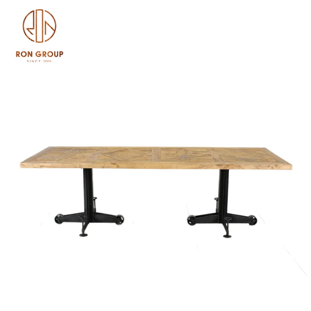 Size 300*80*98 Solid wood square table wood cocktail table