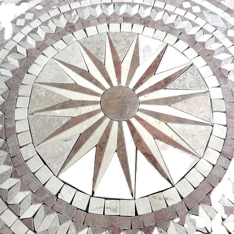 Decoration Ideas Wonderful Flower Stone Mosaic Art Design Stone For Wall