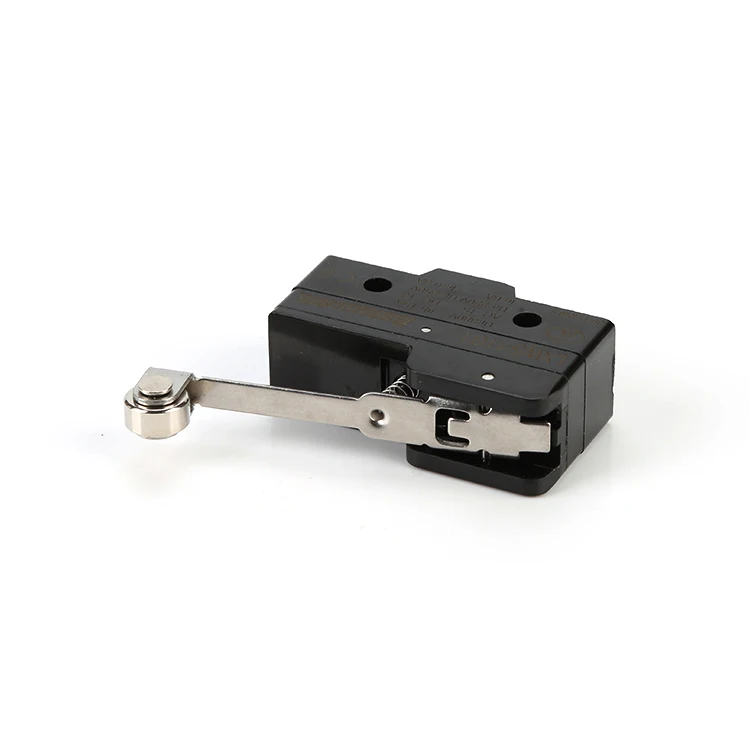 3A Laching Limit Switch  IP62 12V Waterproof Limit Switch With Long Roller Lever