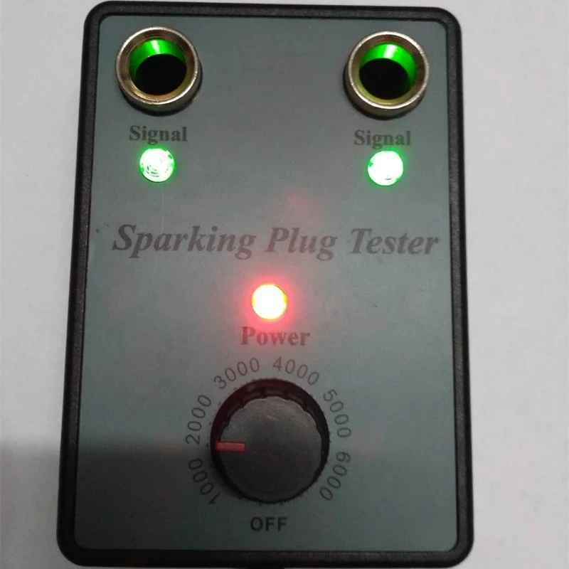 
Adjustable Dual Hole Sparking Plug Tester Spark Tester Diagnostic for Car Motorcycle 12/24V 36W Ignition Checker Spark Detector 