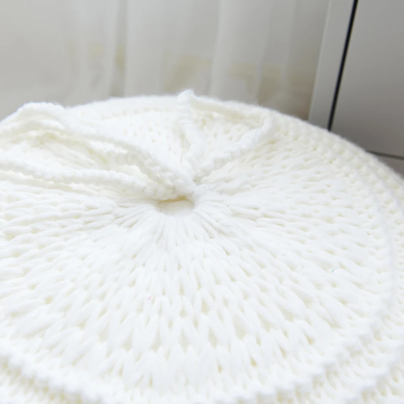 Top Quality Modern Design Custom Home Comfortable Soft Different Size Round Shaped Cotton Chair