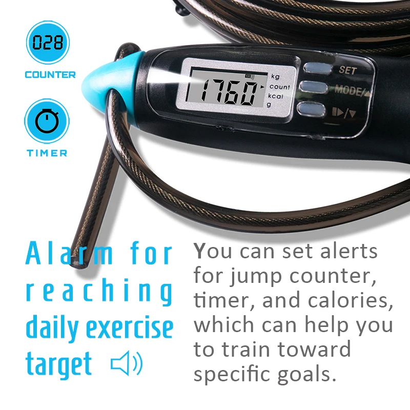 
Jump rope with counting timer calorie function KYTO2103 