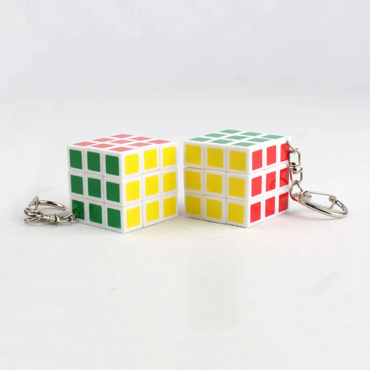 keychain 3 x 3  Magic Cube for Kids DIY Educational Advertising Promotional Gift  Geometric Toy