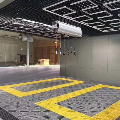 Best price garage floor tiles 40 cm modular interlocking floor mat for 4s shop exhibition shop
