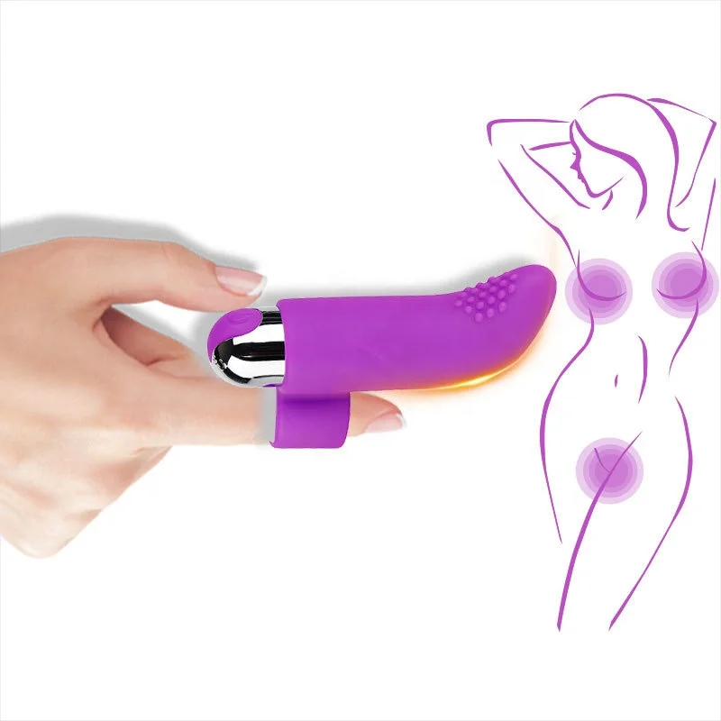 Mini Bullet Finger Vibrators Clitoris Stimulation Silicone Sex Toys For Women Massage Vibrating Adult Sex Product