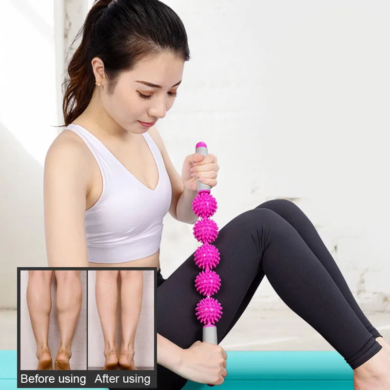  Новый дизайн 5 Spiky baassls Mage Stick Bar для массажа