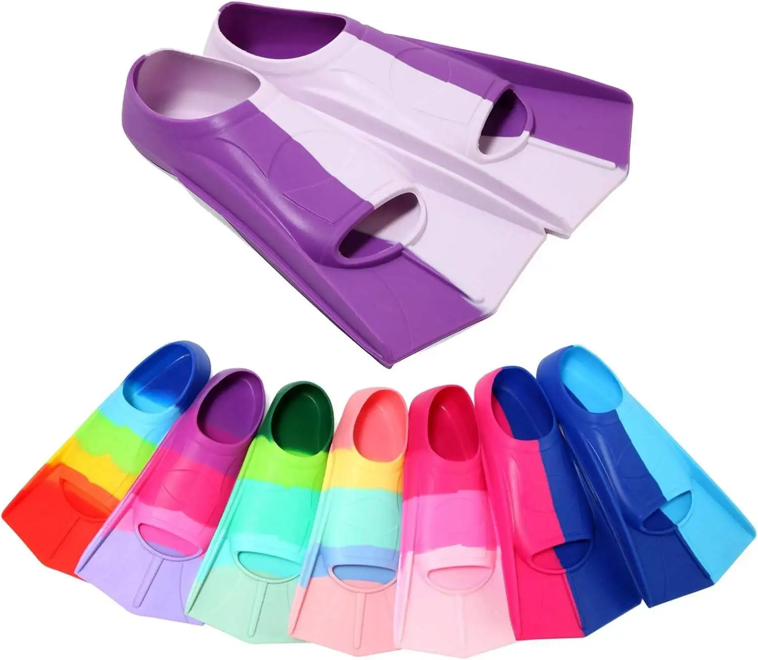 Low moq Kids Adult Learn Swim Freediving  Freediving Fins scuba Diving Fins snorkel Fins