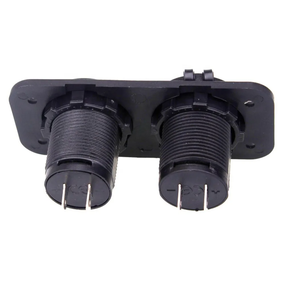  В байкерском стиле из водонепроницаемого материала 4 портами для автомобильного зарядного устройства USB разъем питания выходного отверстия 5V Выход всего 6.2A панельный мотор порта зарядное устройство