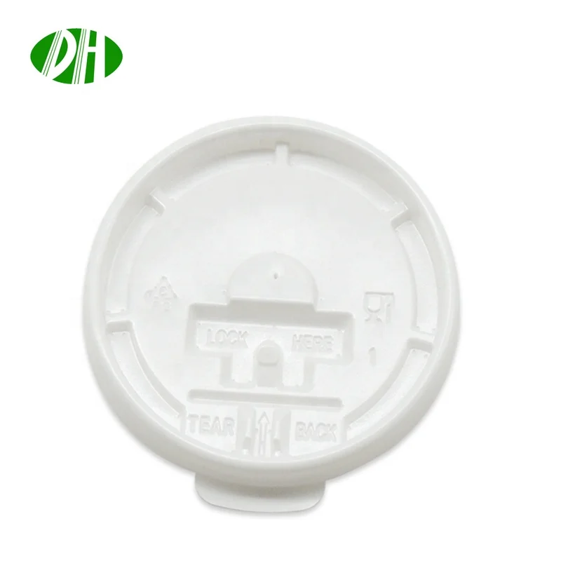 PS Plastic Lids for Hot Coffee Cup