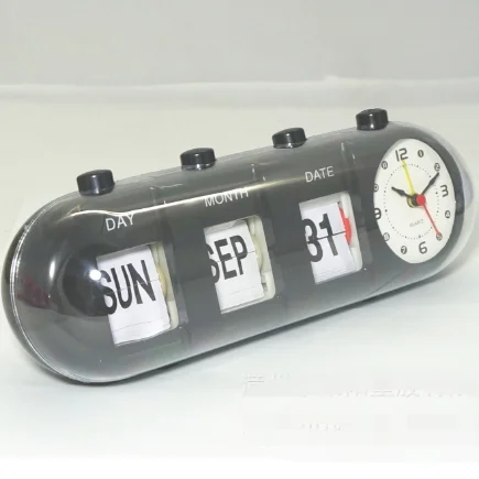 Retro auto alarm flip clock Table File Down Page Clock