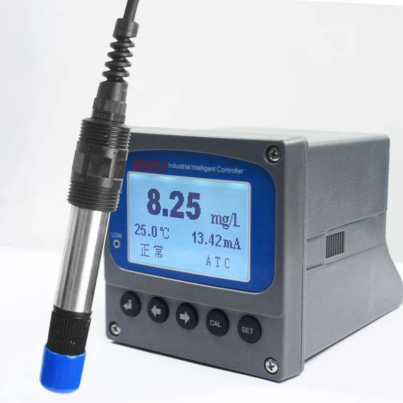 Digital detector dissolved oxygen with smart sensor, equipment for fish aquaculture seawater