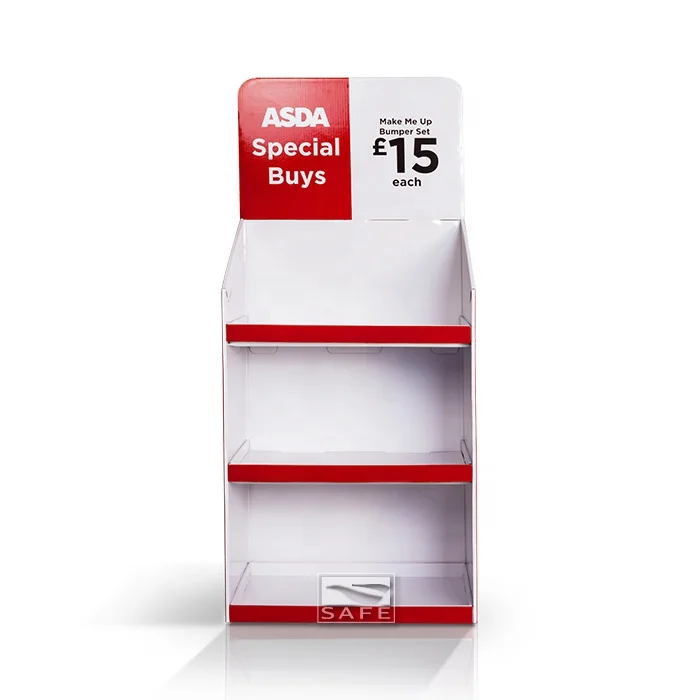 
Offer sample service corrugated cardboard floor display stand,cardboard display shelf,carton cardboard display stand rack 