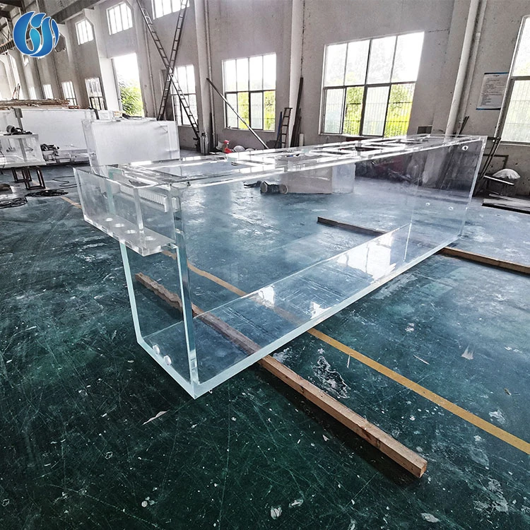 High Transparency Table Square Clear Acrylic Aquariums Rumble Betta Fish Tank