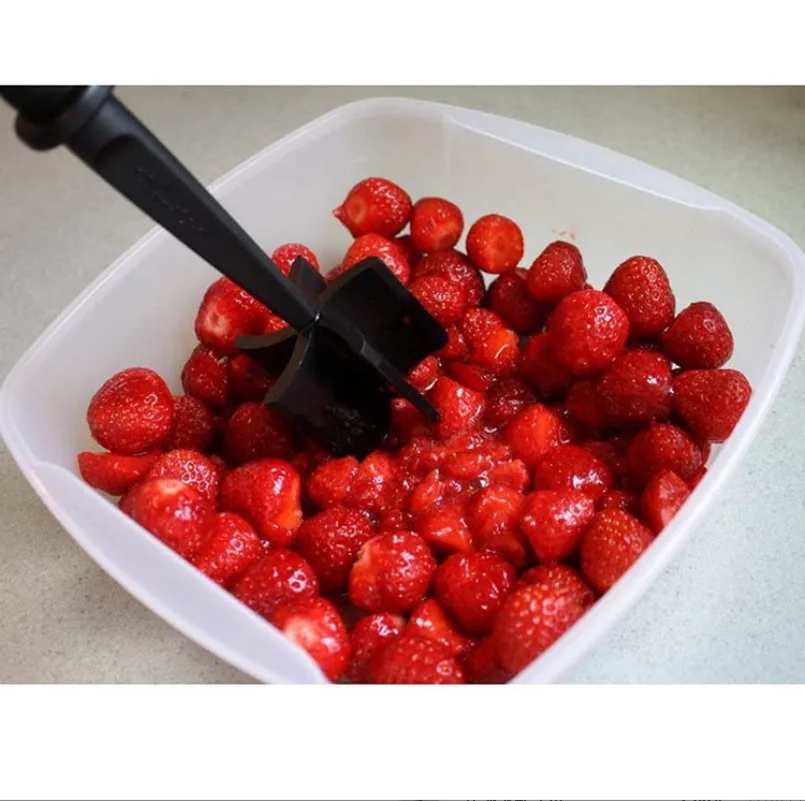 Meat Chopper 5 Curve Blades Ground Beef Masher Heat Resistant Meat Masher Tool Nylon Hamburger Non-scratch Chopper Utensil