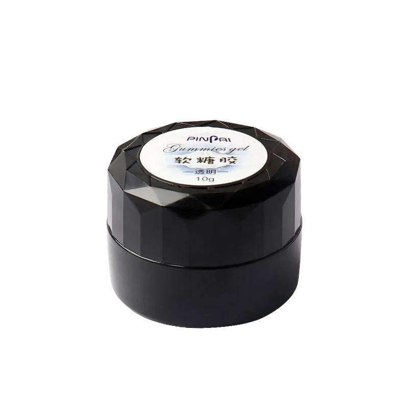 PinPai Brand Nail Art Solid Drawing Gel 3D PVC Soft Sugar Clear&White Color Jelly Drops Glue Wholesale