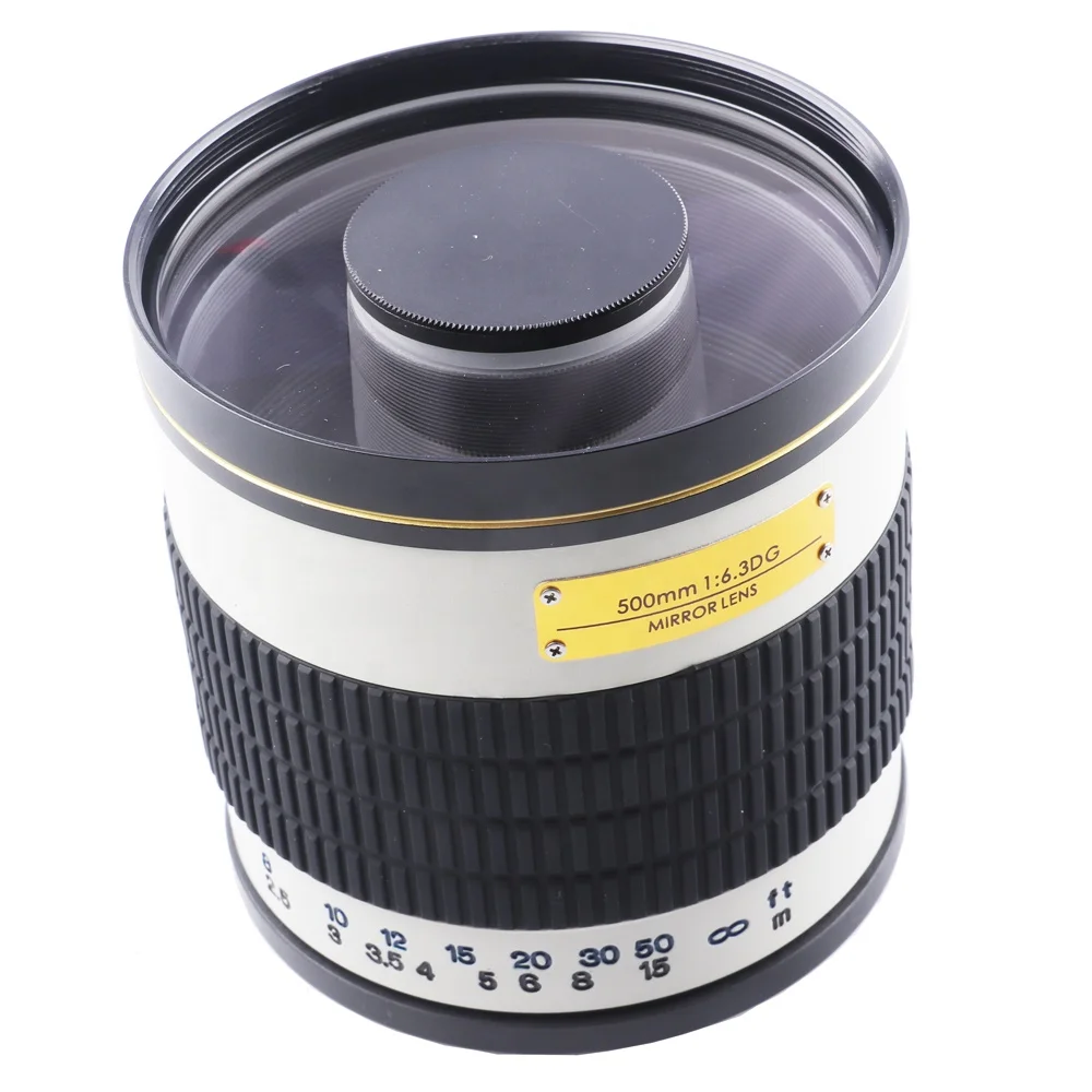Manual 500mm F6.3 mirror telephoto lens for macro mirrorless lenses