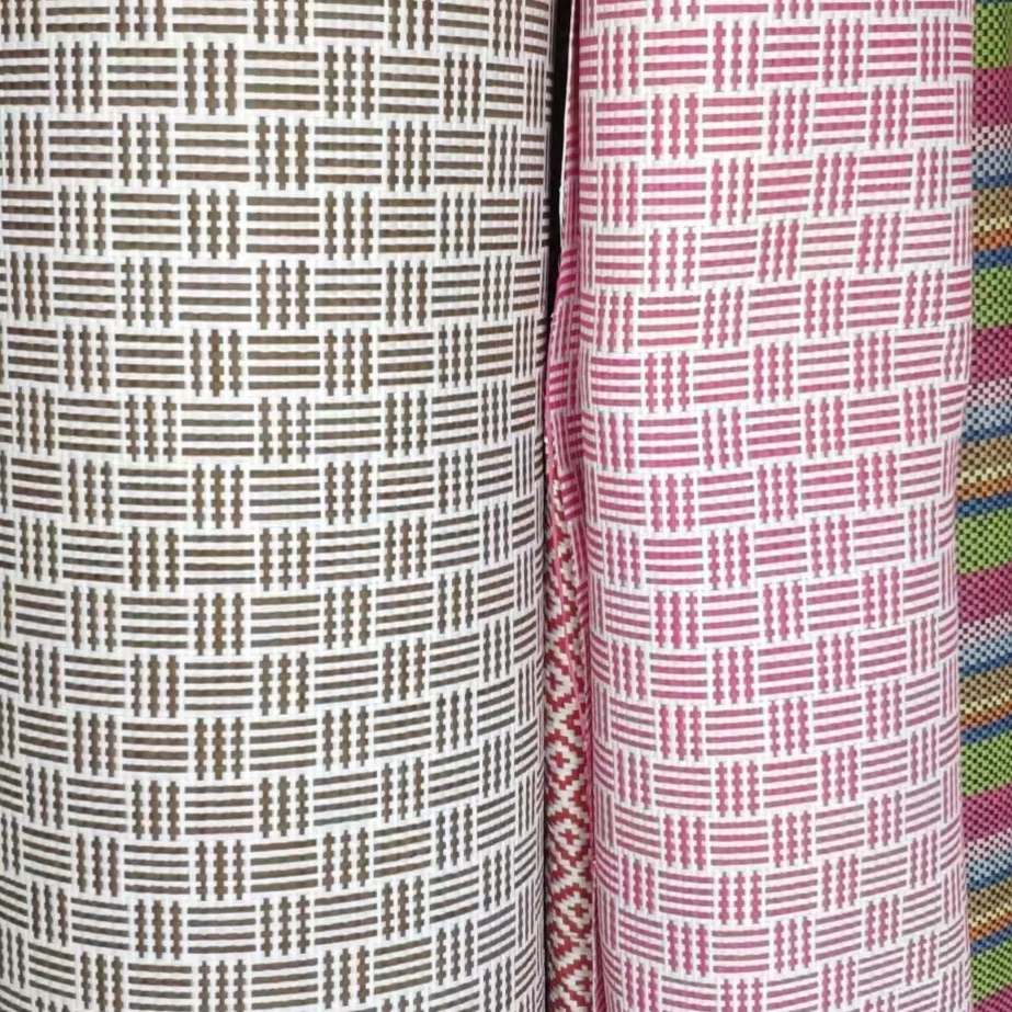 handwoven sewing cloth paper straw table mat sewing placemat curtain bag woven weaving textile fabrics for hat