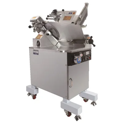 Кухонная Вертикальная электрическая ломтерезка для замороженного мяса, коммерческая Автоматическая ломтерезка для мяса