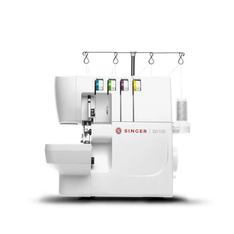SINGER S0105 Domestic Overlock Heavy Duty Sewing Machine With Low Price With Automatic Thread Winding