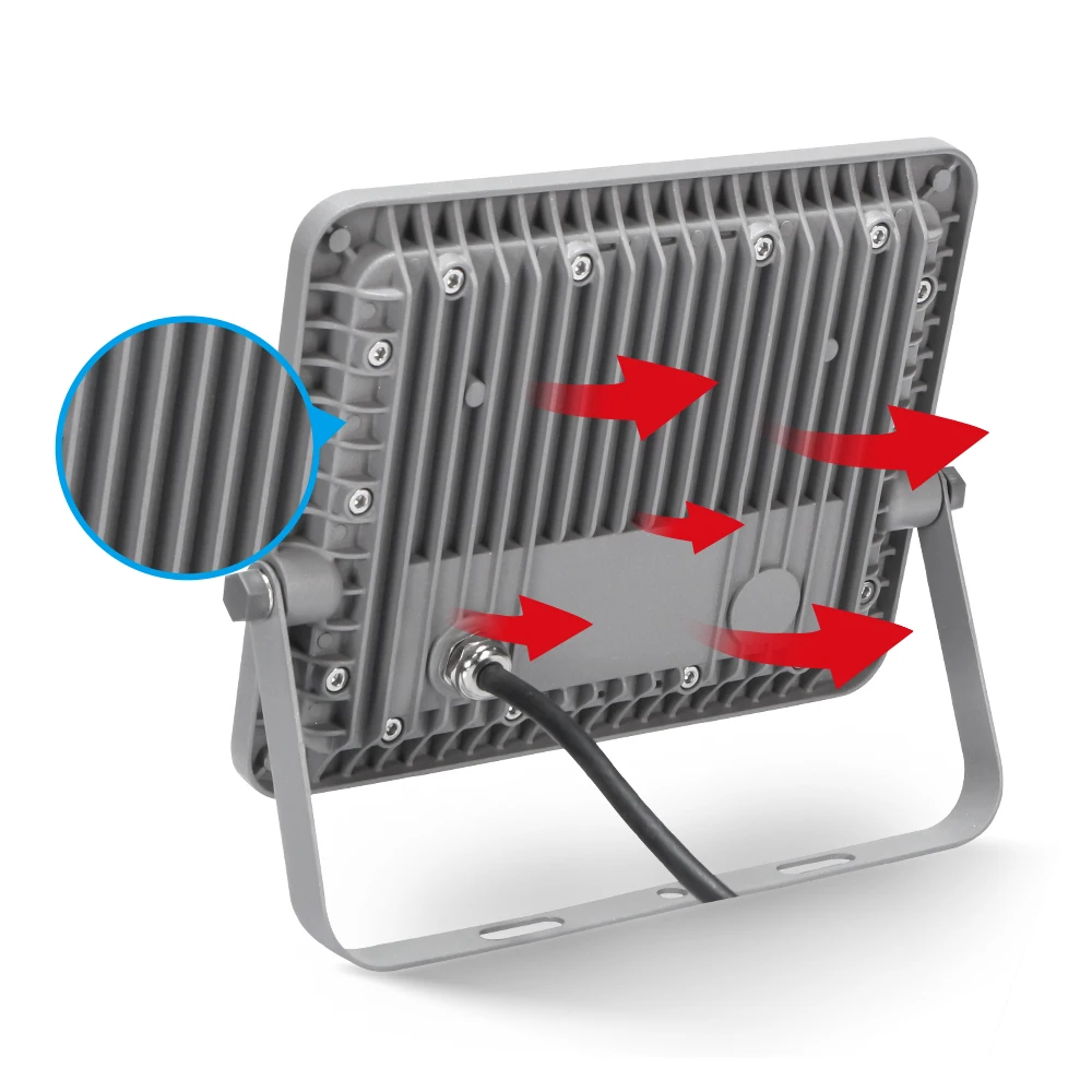 KCD 100w 200w 400w 500w 900w IP65 Energy Saving LED Projector Outdoor Security Lens Models AC Billboard Flood Light