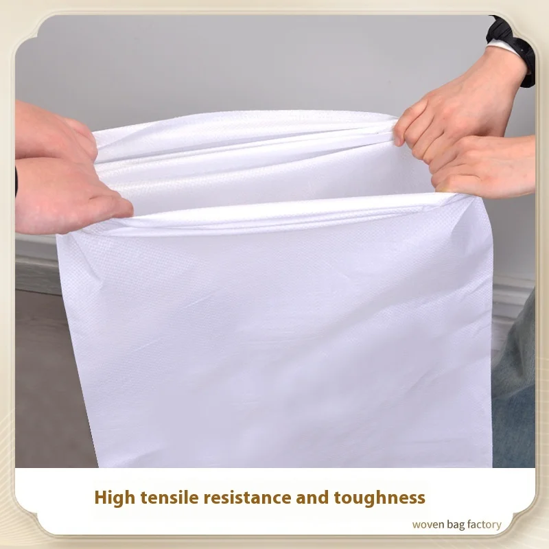 plastic woven bag 70kg 25 kg plastic bag plastic bags roll weight 1.50kg clear