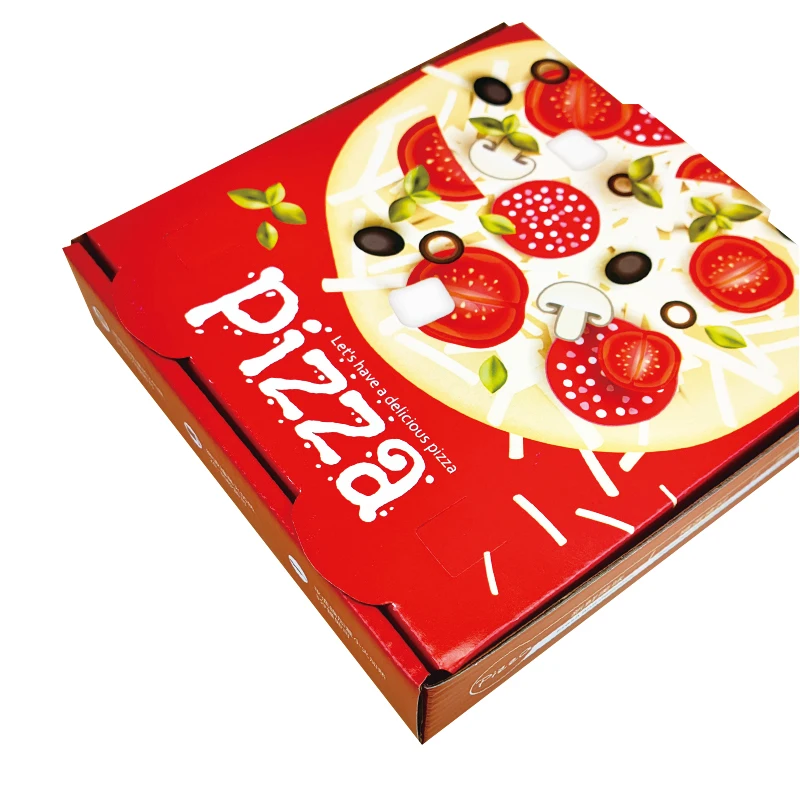 Manufacturer custom sandwich food paper bag packaging pizza packing box 12 inch pizza box