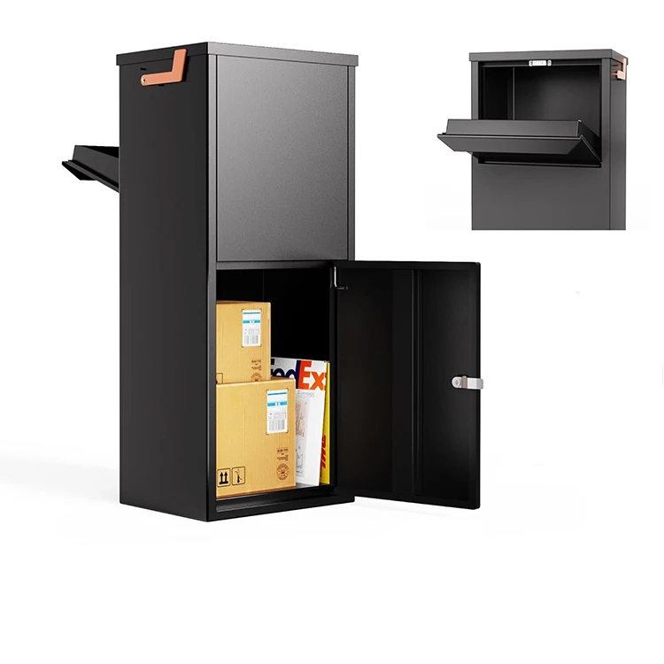 JH-Mech Parcel Box Drop Delivery Cold-Rolled Anti-Theft Lockable Parcel Drop Box for Outside Home and Business Deliveries