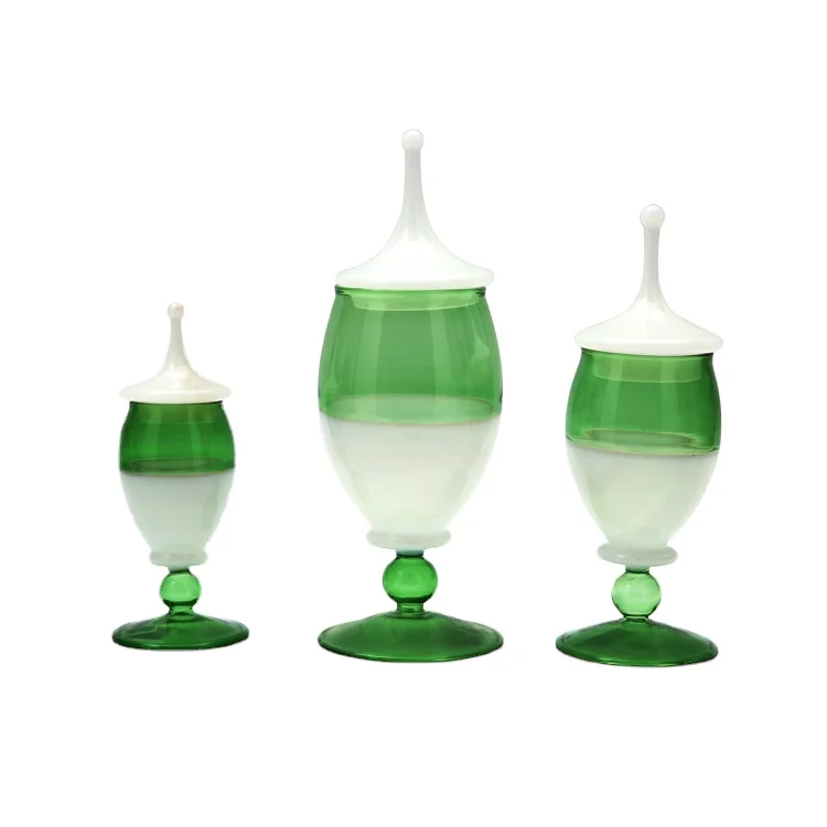 Tableware Decoration Handmade Glass Apothecary Candy Buffet Jars