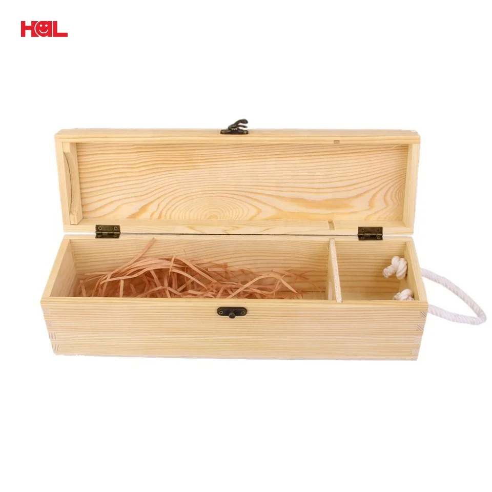 Hot sale most popular Environmentally friendly promotional customized wine wooden box whisky package