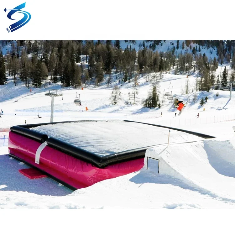 Трюковая подушка безопасности для прыжков на велосипеде надувной трюк трюков воздушный матрас коврик посадки надувная и катания лыжах