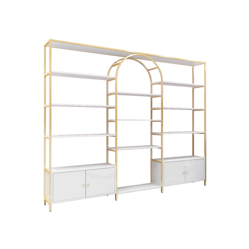 Cosmetic Shop Counter Table Design Cosmetic Floor Stand Makeup Cabinet Shelf Cosmetic Product Display Stands Racks