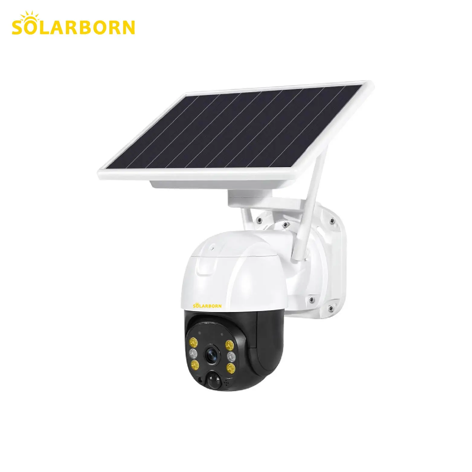 Soalrborn best quality cctv solar security surveillance camera system wireless outdoor with 4g card