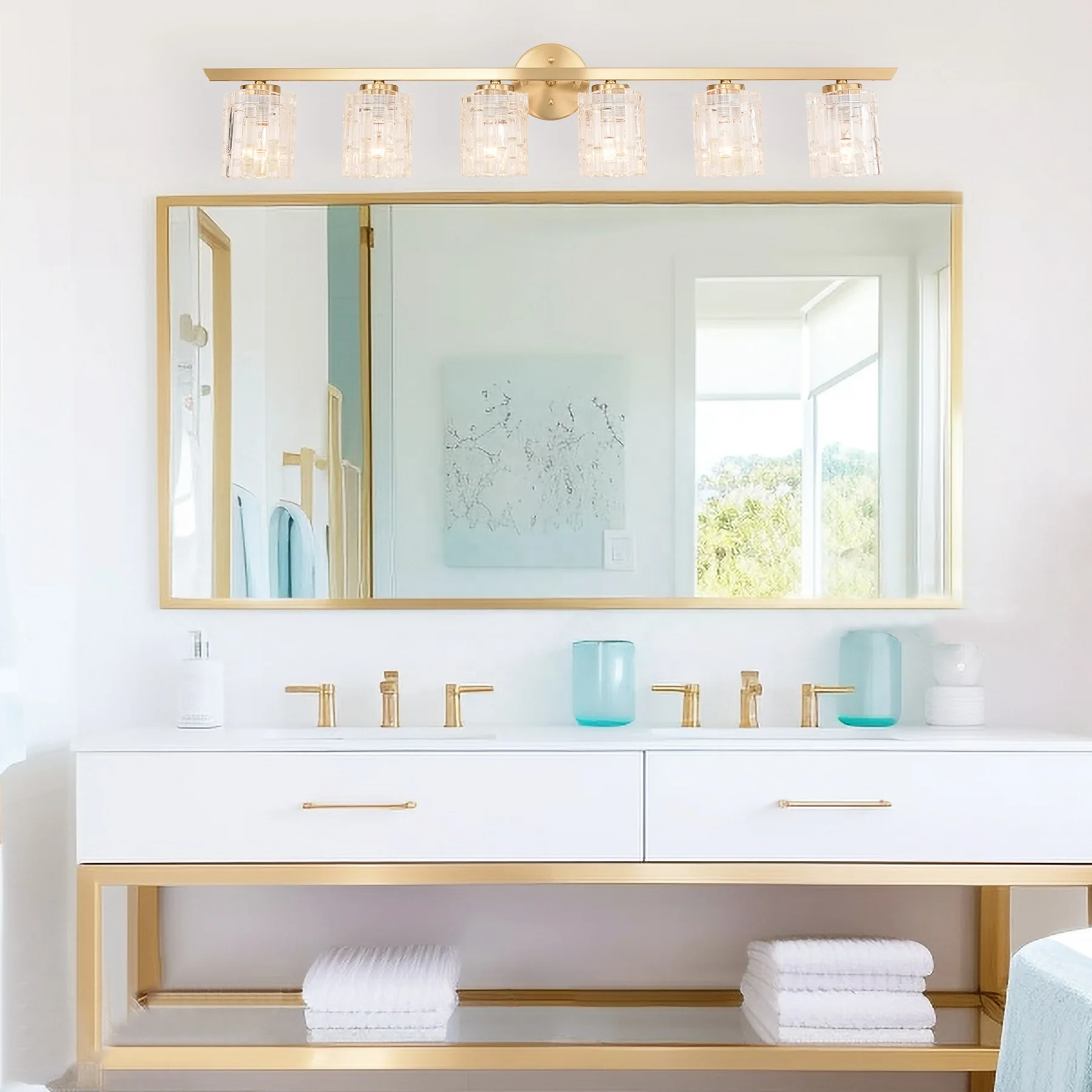 Modern Decorative Mounted Wall Lamp Lights Indoor Bathroom Vanity Light Sconce Fixtures Mirror Headlamp Makeup Lighting