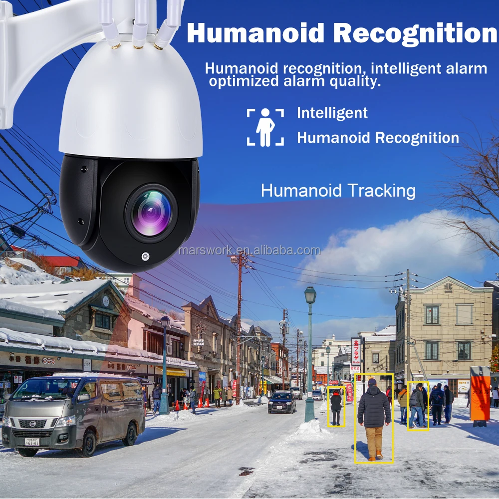 H.265 4K 30X оптический зум Сеть IP POE PTZ 120 м наружная Водонепроницаемая CCTV наблюдение за человеческим отслеживанием двухстороннее аудио