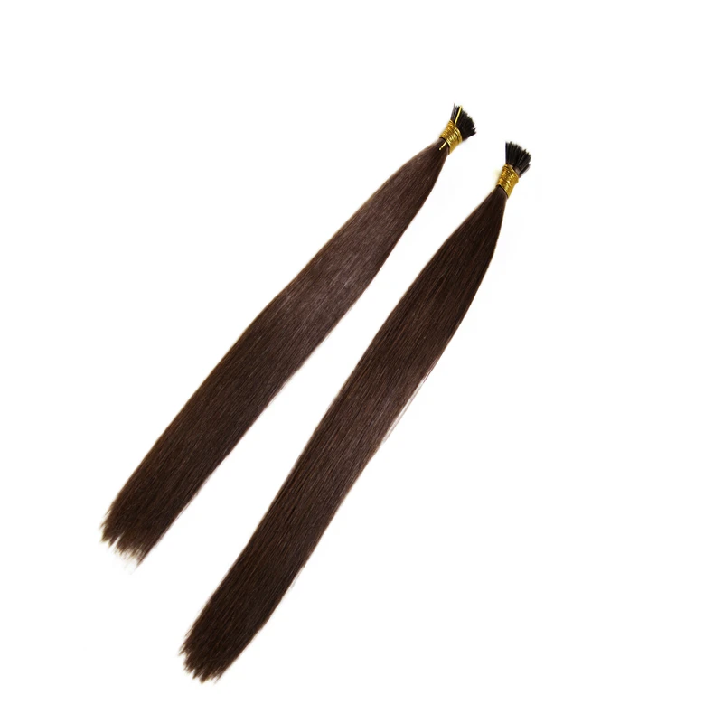 Qingdao suppliers provide high quality  Double Drawn Italian Keratin Prebonded I Tip of 100%  Virgin Remy Martin extensions