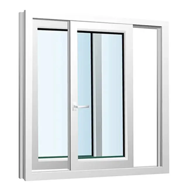 Canadian style Interior Home Upvc Windows Cheap Price Tempered Glass Grill Design Pvc Sliding Window