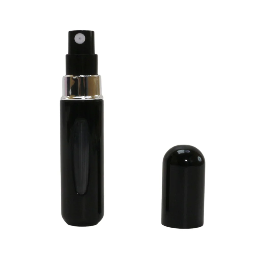 Travel mini portable 5ml perfume bottle aluminum spray bottle empty aluminum refillable perfume atomizer spray bottles