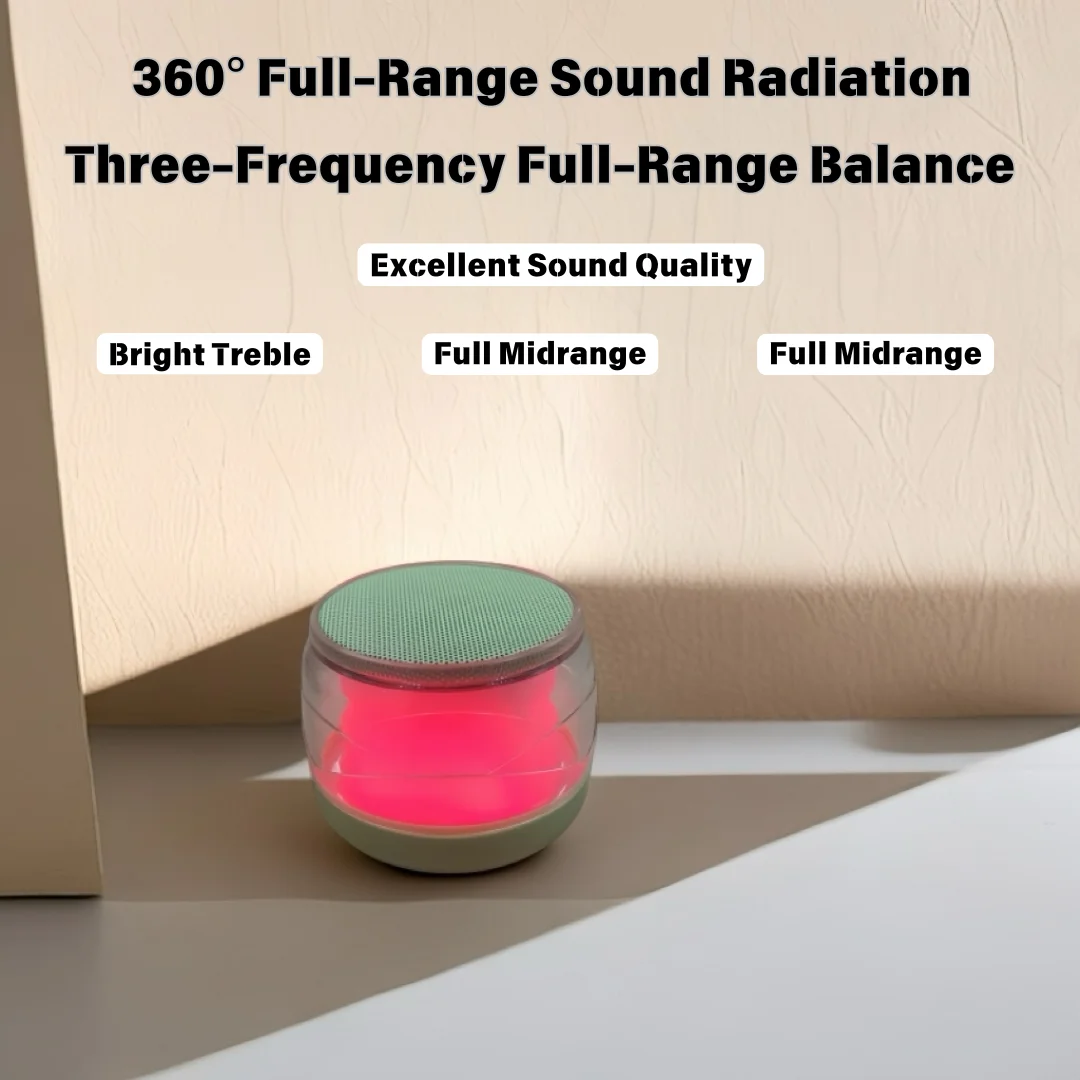 Bluetooth-Колонка 5 3 Bluetooth-колонки беспроводные стерео 360 HD-звук для